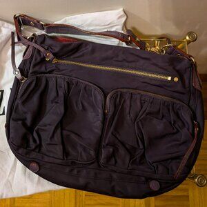 MZ Wallace Purple Shoulder Bag with Pouch/Coin Purse